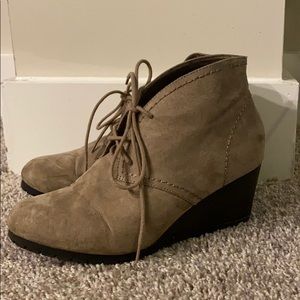 Tan booties